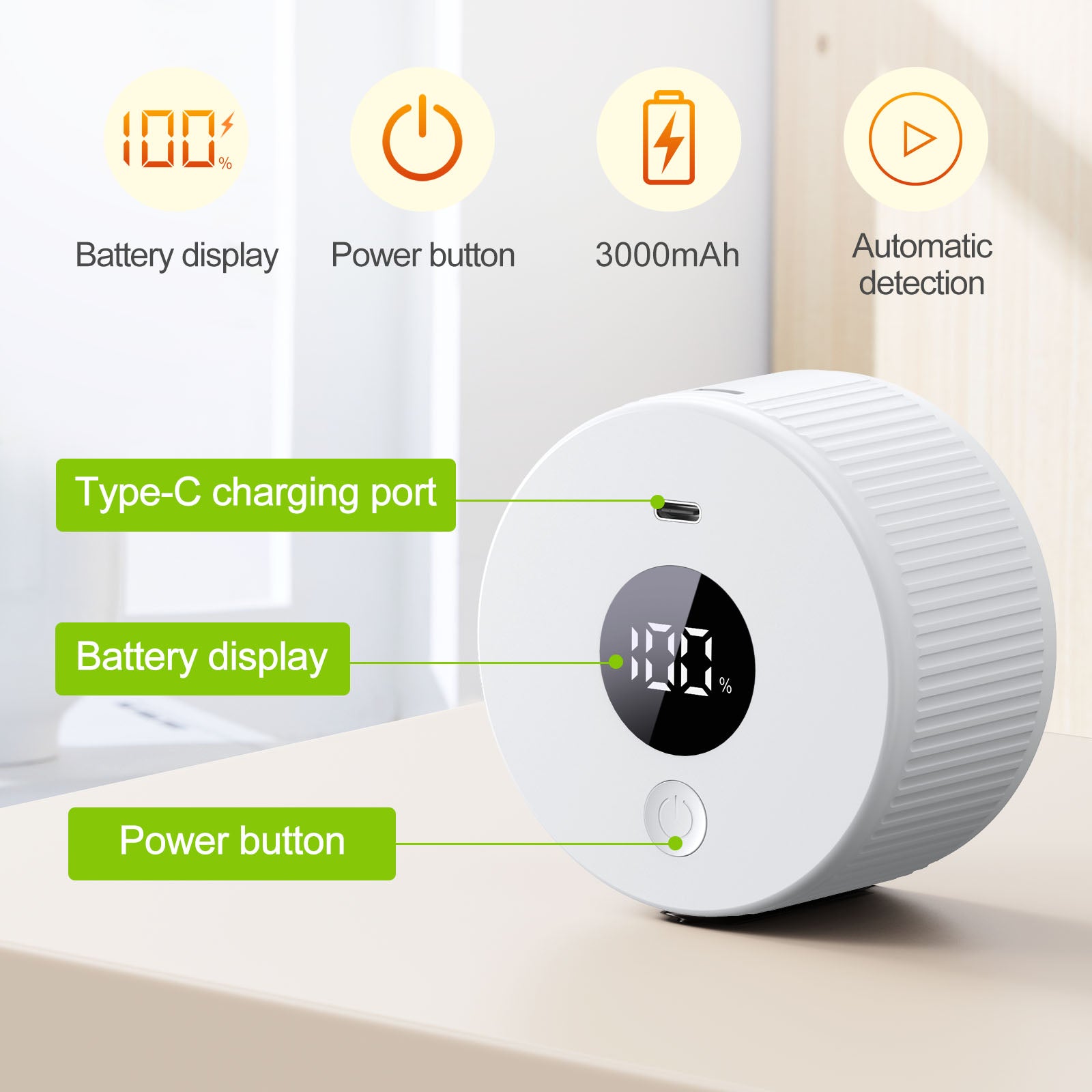 Automatic Electric Mason Jar Vacuum Sealer White