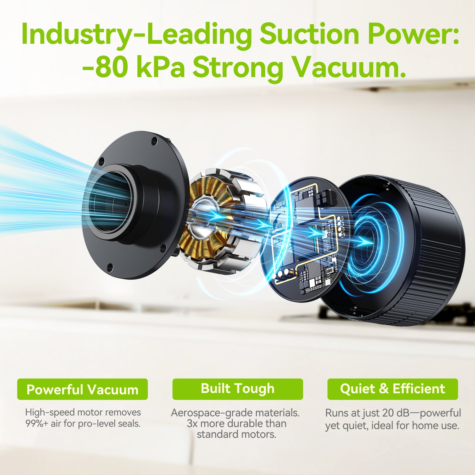 Automatic Electric Mason Jar Vacuum Sealer Black