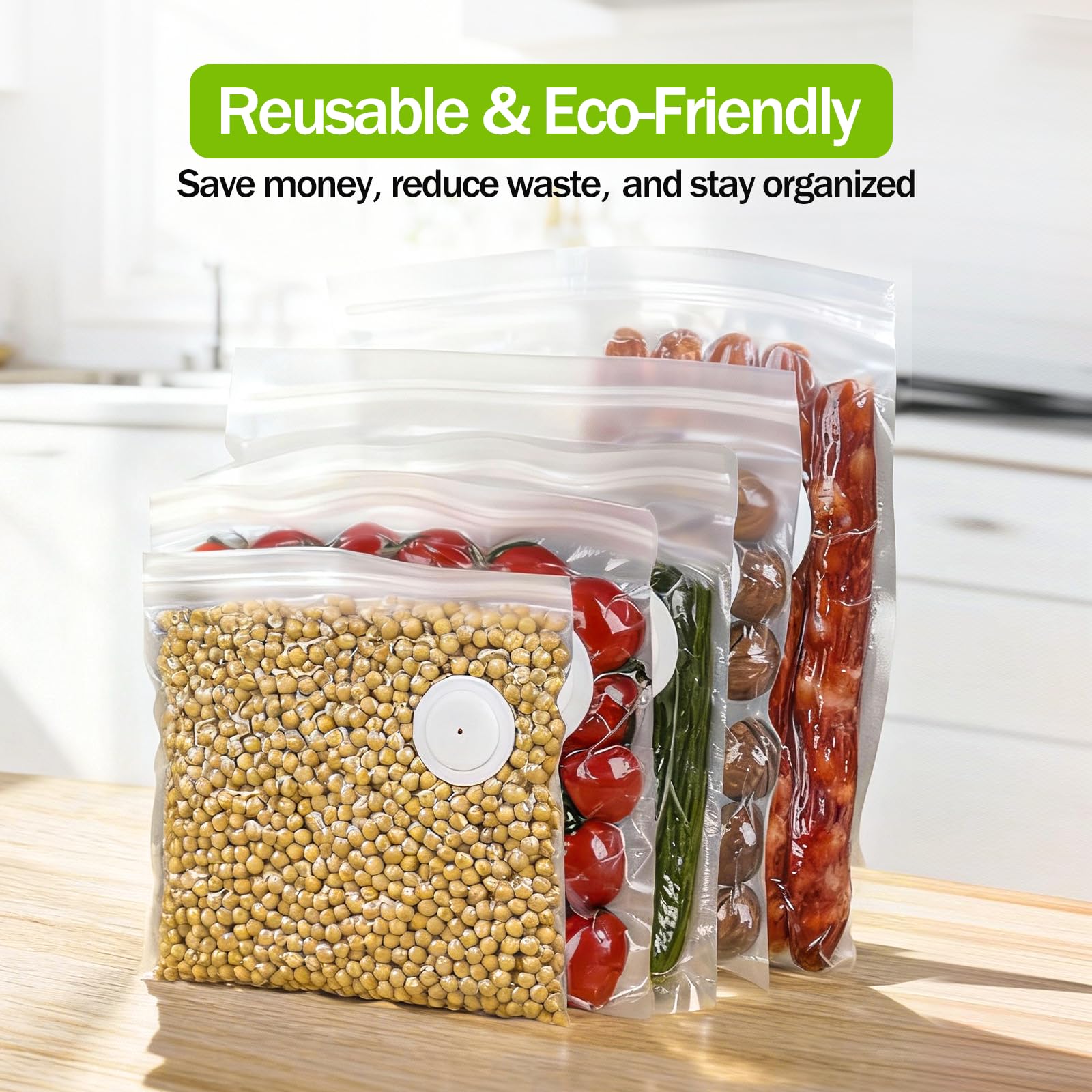 Mason Jar Vacuum Bags 10PCS