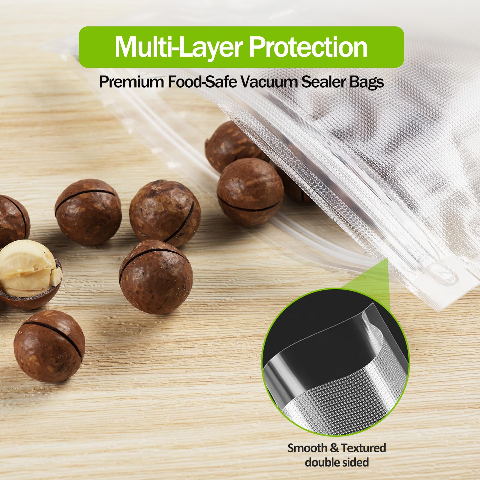 Mason Jar Vacuum Bags 10PCS